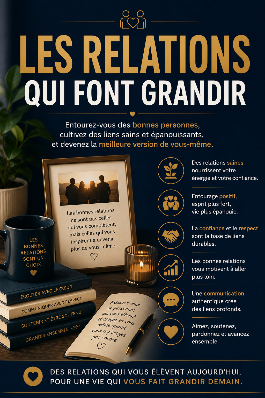 Couverture de l’eBook Les relations qui font grandir